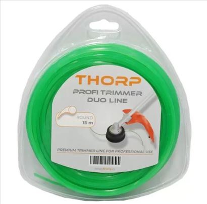 Struna za trimer okrugla 1,6mm 15m Thorp