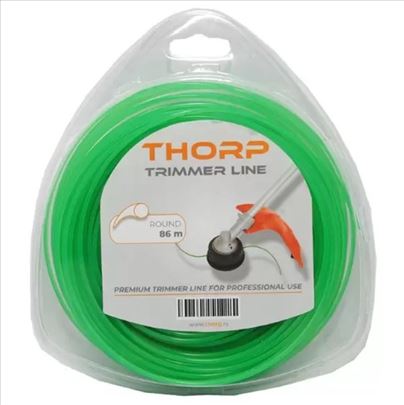 Struna za trimer okrugla 2,4mm 86m Thorp