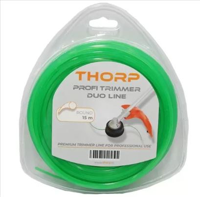 Struna za trimer okrugla 2,7mm 15m Thorp