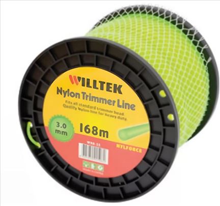 Struna za trimer okrugla 3,0mm 168m Willtek