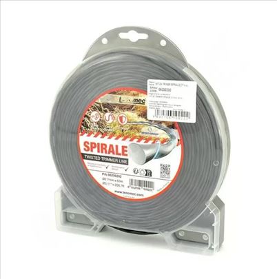 Struna za trimer spirale 2,7mm 62m Tecomec
