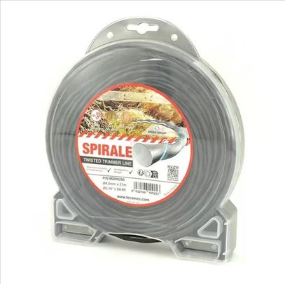 Struna za trimer spirale 4,0mm 27m Tecomec