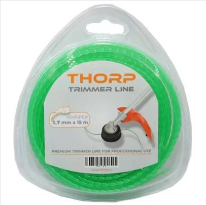 Struna za trimer spiralna 2,7mm 15m Thorp