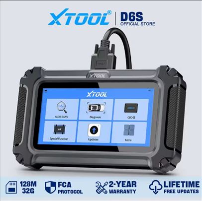 Xtool D6S OBD2 - 30 Resets CAN FD Auto Dijagnostik