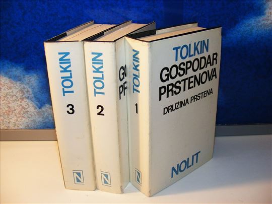 Gospodar prstenova 1-3 Tolkin 1. srpsko izdanje