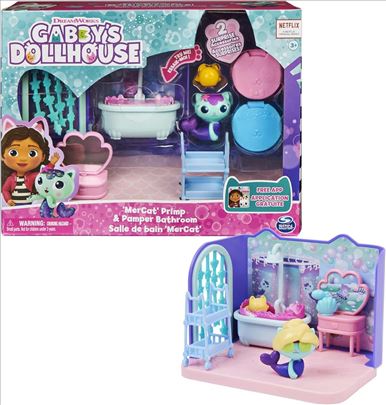 Gabbys Dollhouse MerCat bathroom set, original