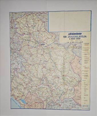 Mapa “SR Jugoslavija 2000”