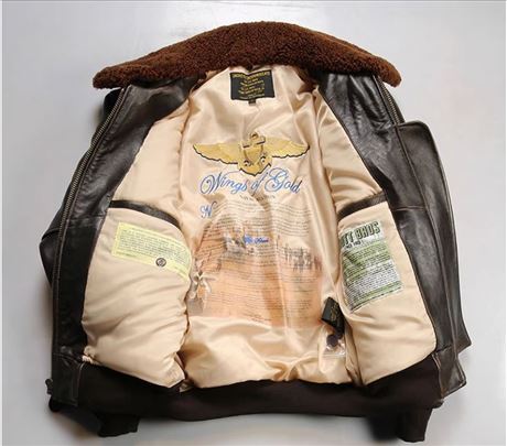 Schott NYC G-1 Wings Of Gold - kožna pilotska jakn