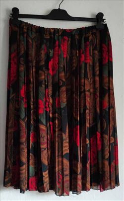 Vintage plisirana suknja vel. L/XL