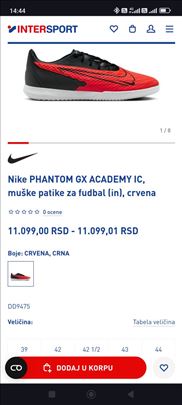 Patike za fudbal Nike phantom, nove, jeftino