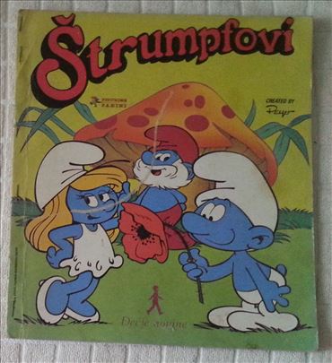 Štrumpfovi, 1984, Panini, Dečje novine, popunjen  