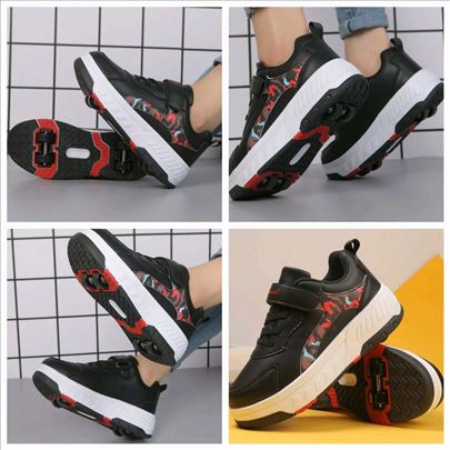 Patike sa točkićima crno - maskirne - ima brojeva