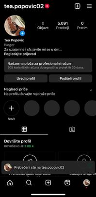 Instagram 5K domaći pratioci 