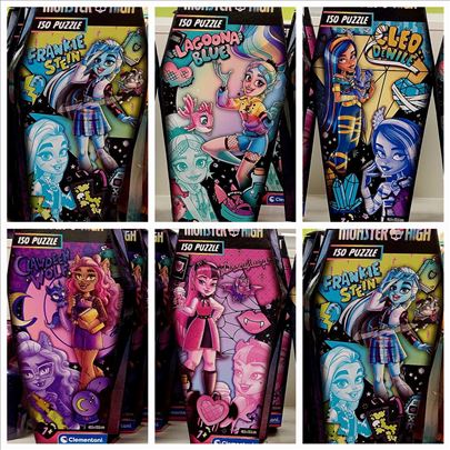 Monster High puzle- do 6.januara poručite