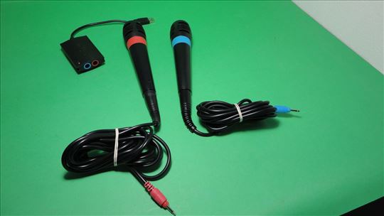 Singstar mikrofoni i USB adapter