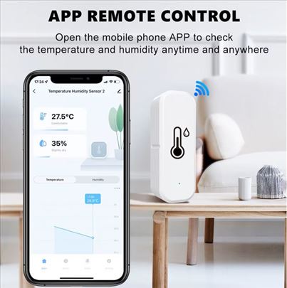 Zigbee pametni bežični senzor temperature i vlažno