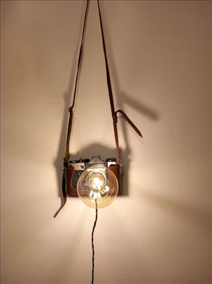 Retro lampa stari fotoaparat Rustik lampa