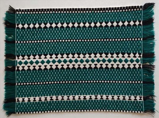 Etno vezeni podmetač, milje, jastuče 52x37 cm 