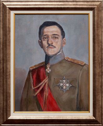 Kralj Aleksandar I Karađorđević - Ulje 51x41 cm