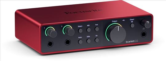 Focusrite Scarlett 2i2 4th gen (top stanje)