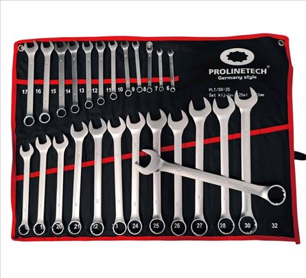 Prolinetech set 25 ključeva u platnu 6-32mm  