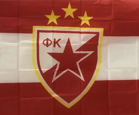 Zastava FK Crvena zvezda 90×150 cm