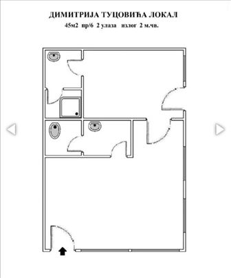 Izuzetan lokal sa 2 izloga na frekventnoj lokaciji