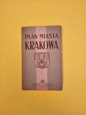 Kolekcionarski primerak plan grada Krakova