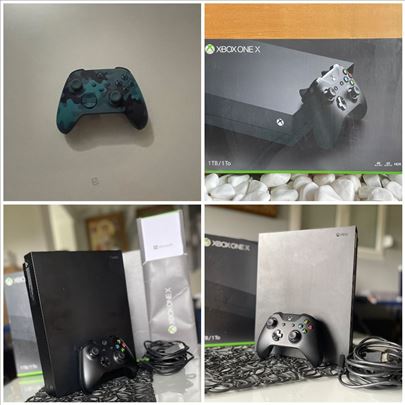 Xbox one x, dva džojstika 