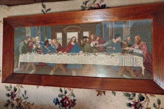 Vintage Tajna večera Das Heilige Abendmahl