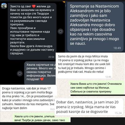 Časovi srpskog za malu maturu - kompletna priprema