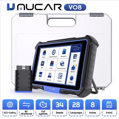 Mucar V08 profi autodijagnostika OBD2 skener dvosm