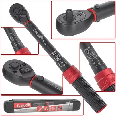 Moment ključ crni 1/4 5-25 Nm