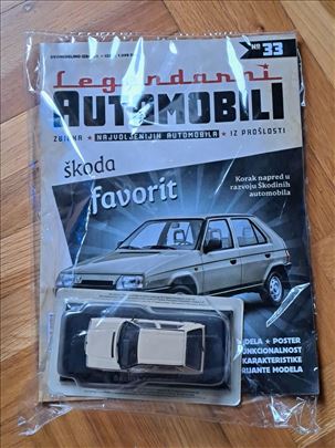 Skoda FAVORIT 1:43 Legendarni Automobili #33