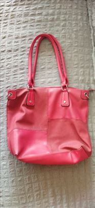Crvena elegantna torba od veštačke kože