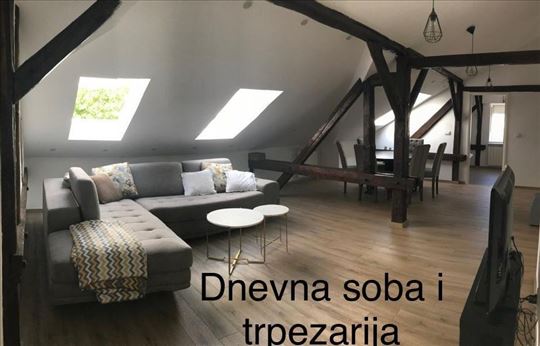 3.5, 65 m2 (84 m2 po premeru), namešten