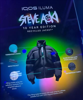 Steve Aoki x Iqos limitirana jakna 69/1000