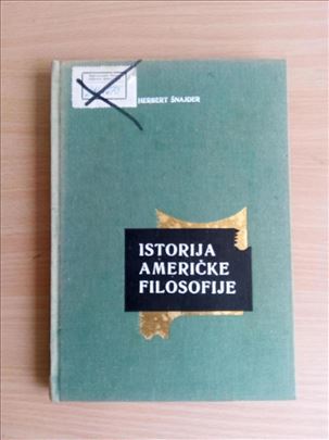 Herbert Šnajder - Istorija američke filozofije