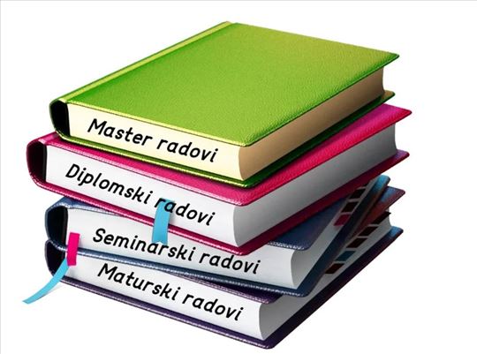 Izrada master, diplomskih, seminarskih i maturskih