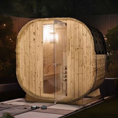 Tradicionalna spoljna sauna Cube L
