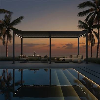 Bioklimatska pergola Antares 3,6x5,3x2,55m, LED