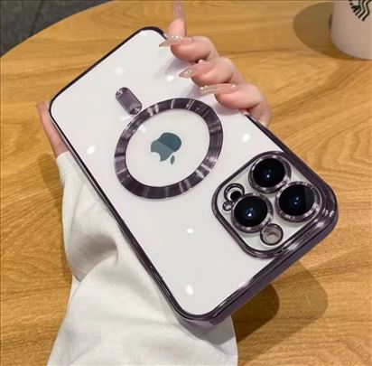 iPhone maska Magsafe ljubicasta 12 pro max  