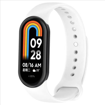 Zamenska narukvica za Xiaomi Smart Band 8 bela