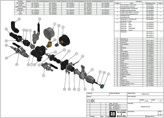 Mašinsko 3D Projektovanje i 3D Modelovanje 