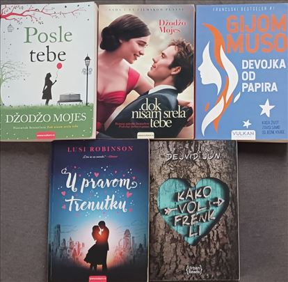 Komplet knjiga - ljubavni romani i beletristika