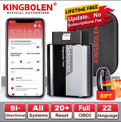 Novo - Kingbolen Soloscan OBD2 Bluetooth 20+ Reset