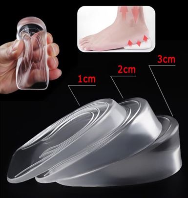 Silikonski ulosci za petni trn debljine 1cm, 2cm, 