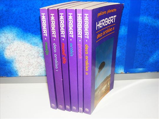 Frenk Herbert - Peščana planeta, komplet 1-6 