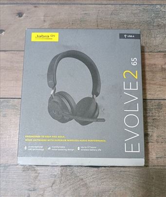 Jabra Evolve2 65 MS Stereo Slušalice CR