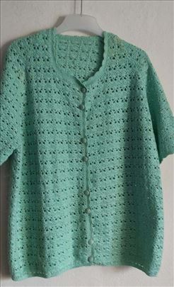 Vintage ručno heklana bluza vel. M  
